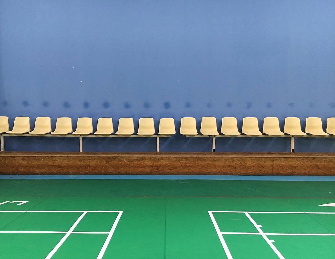 Accidentally Wes Anderson - Singapore Badminton Hall