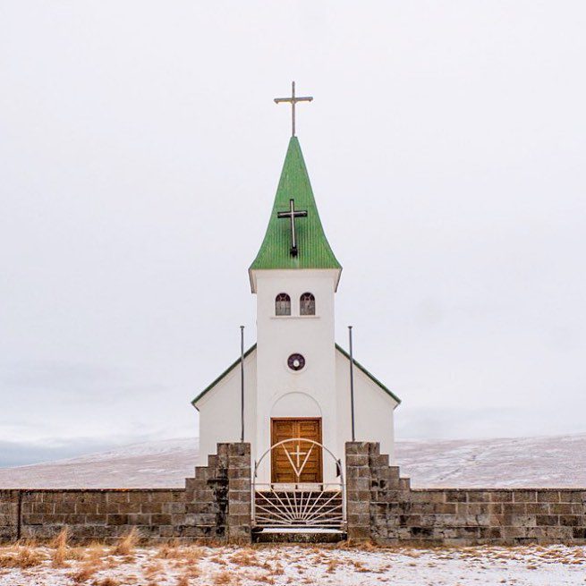 Accidentally Wes Anderson - Church at Tjorn