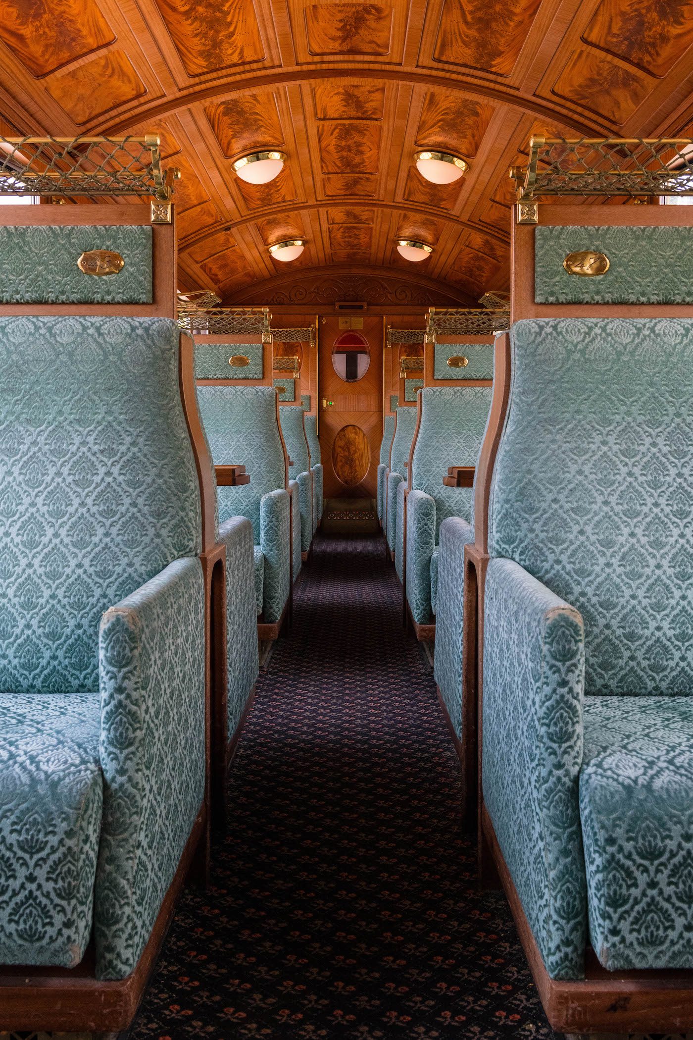 All aboard! Wes Anderson's train carriage celebrates the golden