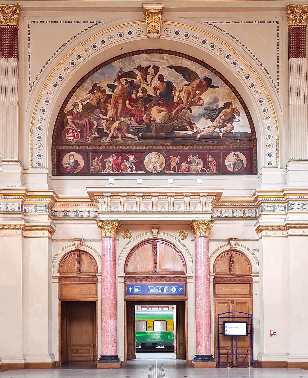Accidentally Wes Anderson - Keleti Railway Station